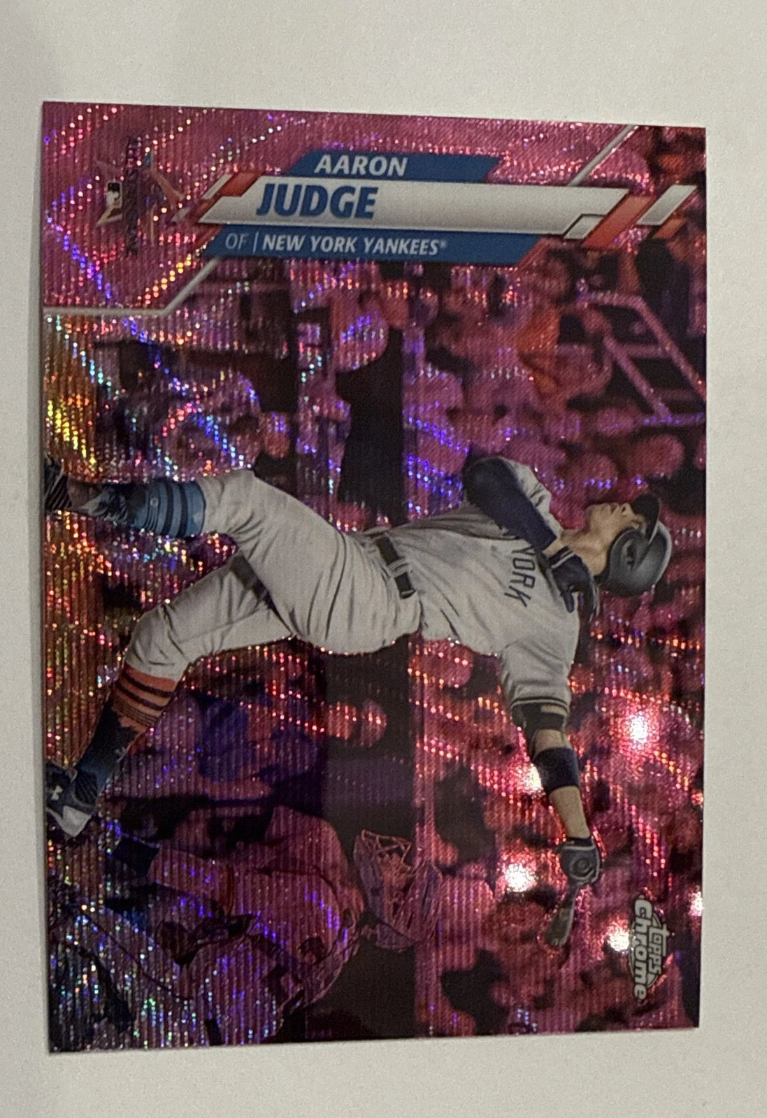 2020 Topps Chrome Update Series - All-Star Game Aaron Judge #U-65 Pink Refractor