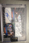 Wild Card 1/1 Patrick Ewing And Nate Robinson Basketball Autograph.