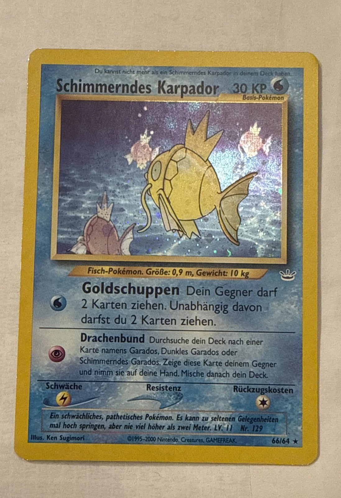 Shining Magikarp 66/64 Neo Revelation Holo